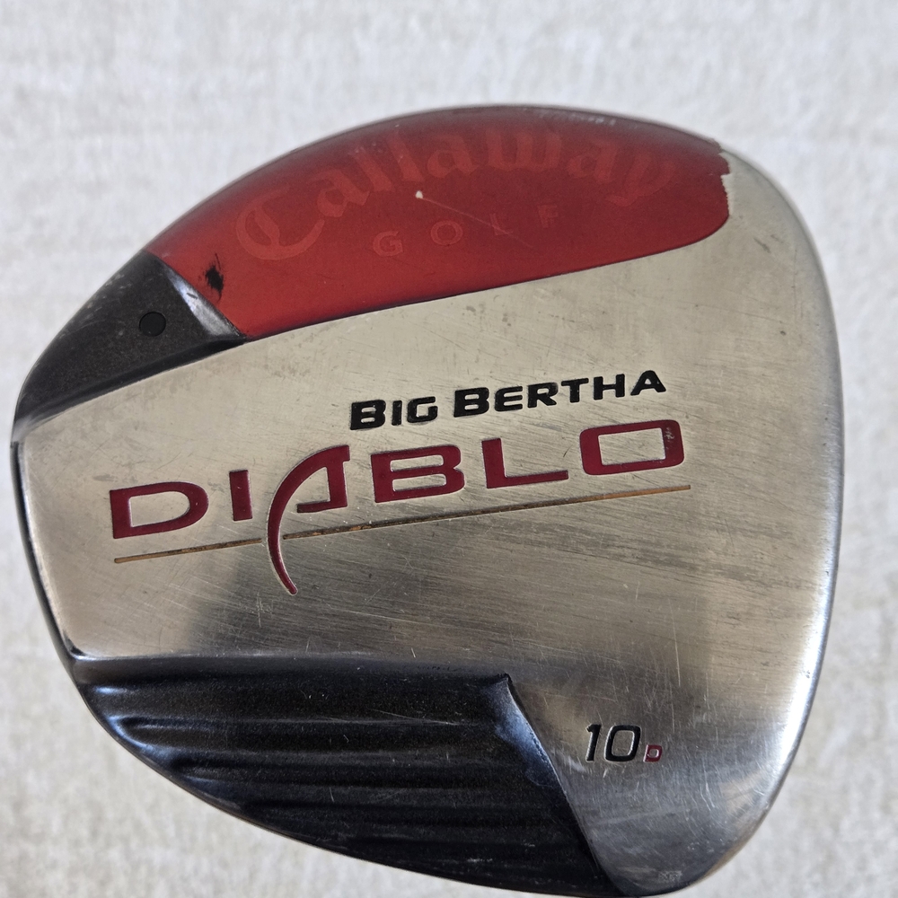 Callaway Big Bertha Diablo Driver 10D Aldila DVS 65G Stiff Flex Graphite RH